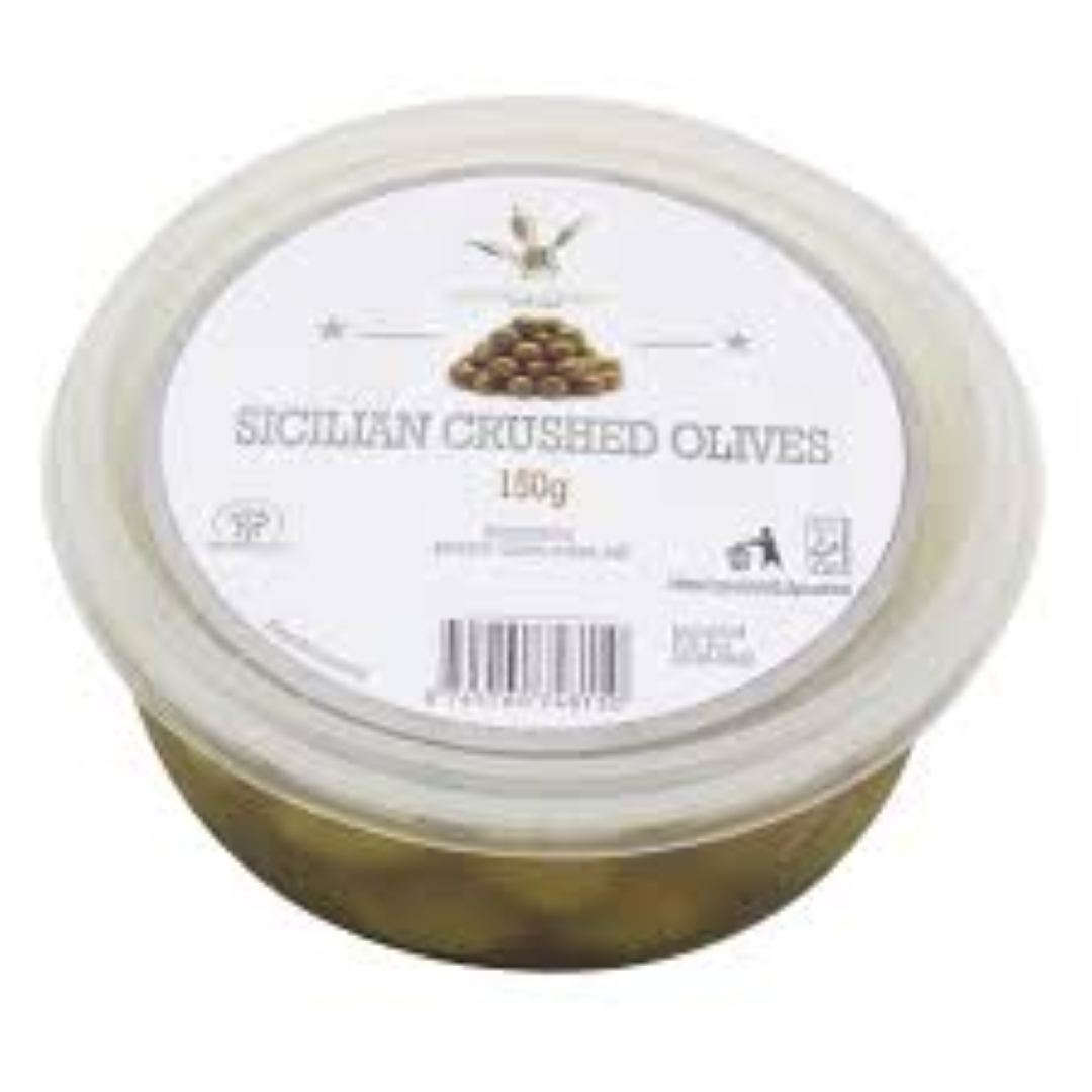 QUEEN DELI SICILIAN CRUSHED OLIVES PATERNO 150G
